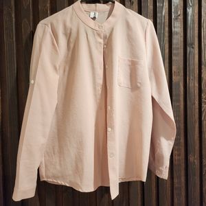 Button down pink shirt